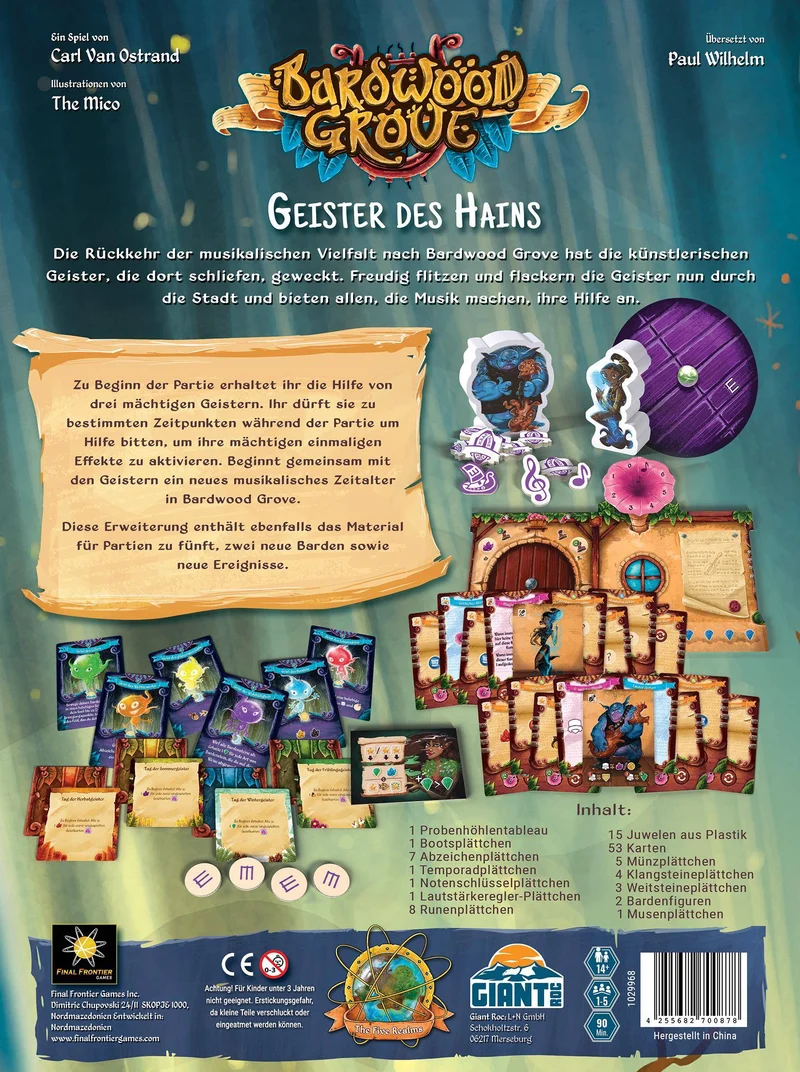 Geister des Hains - Bardwood Grove, deutsch (Erw.)