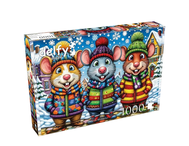 Mice in Mittens (1000pcs)