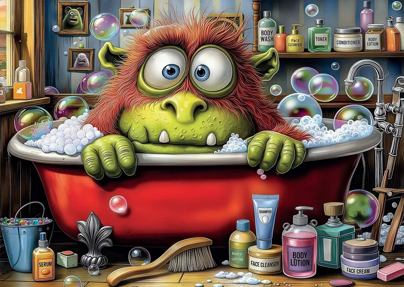 Monster's Beauty Routine (1000pcs)