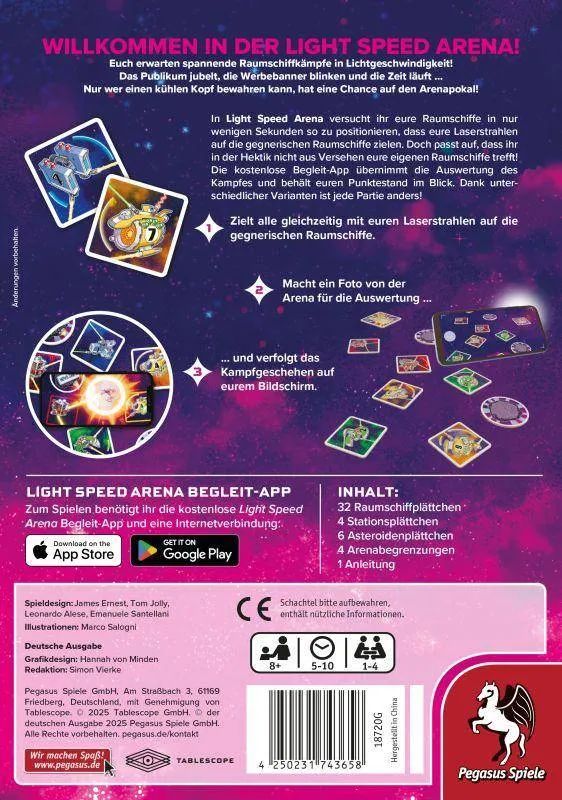 Light Speed Arena, deutsch