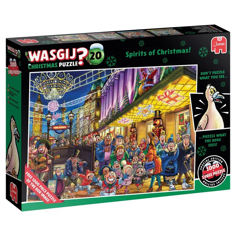 Wasgij Christmas 20: Weihnachtsgeister! (2x 1000 Teile)