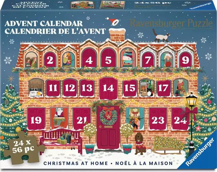 DMG Ravensburger Christmas at Home - Advent Calendar (24x54pcs) (DAMAGED BOX)