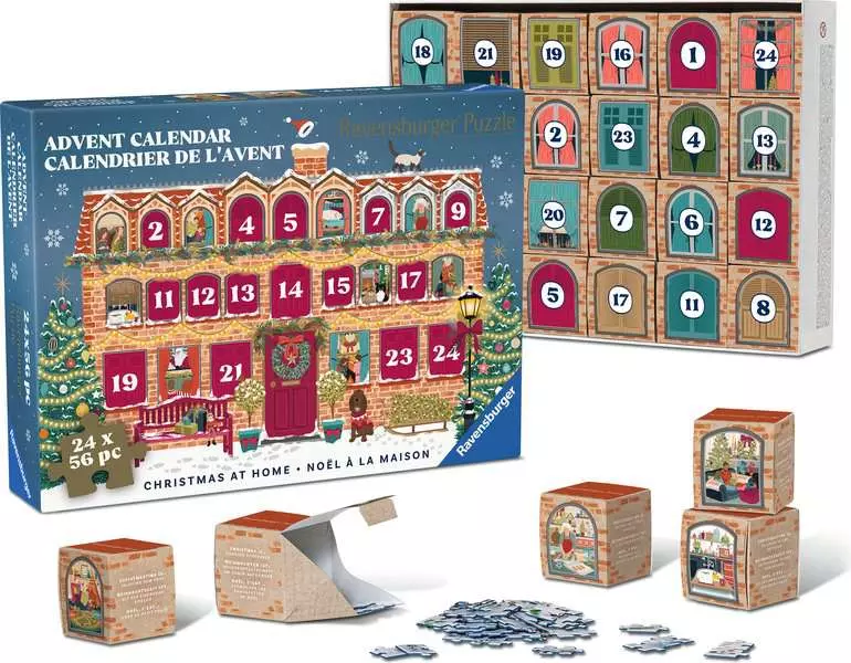 DMG Ravensburger Christmas at Home - Advent Calendar (24x54pcs) (DAMAGED BOX)