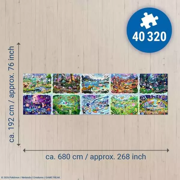 Ravensburger Pokemon - Celebration Journey (40320pcs)