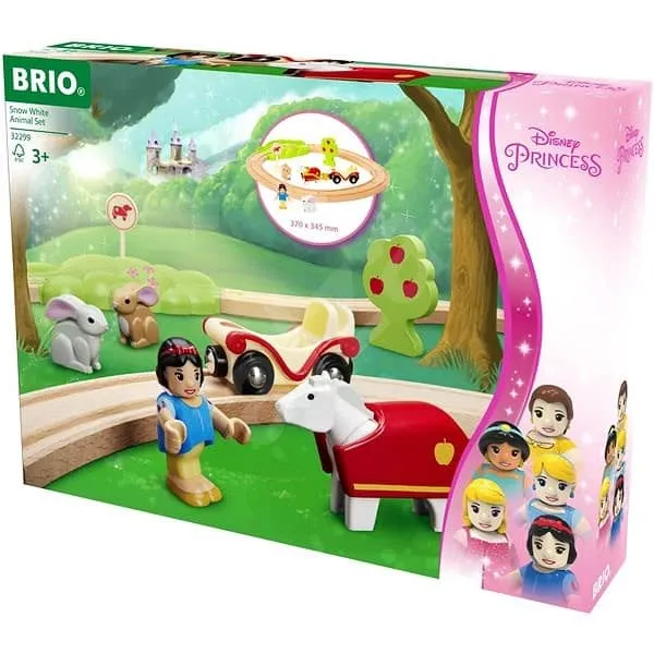 Holzschlitten Disney – Schneewittchen und die Tiere