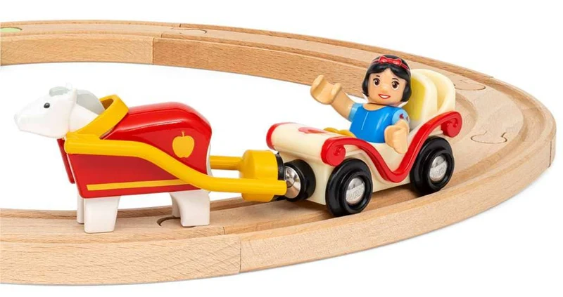 Holzschlitten Disney – Schneewittchen und die Tiere