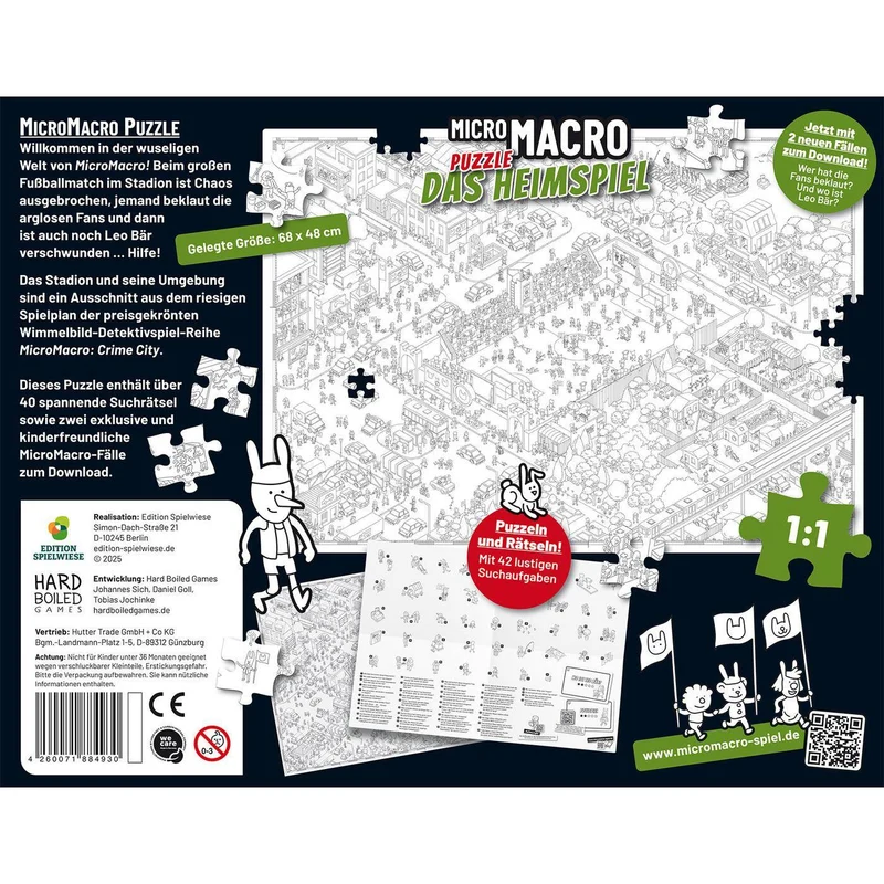 Nr. 2 - Das Heimspiel - MicroMacro: Puzzle, deutsch