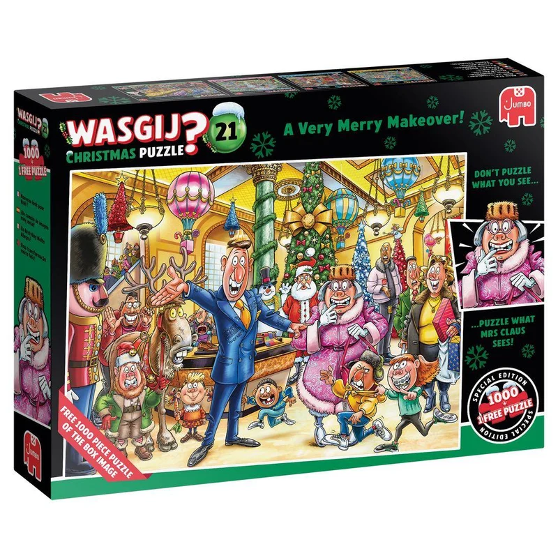 Wasgij Christmas 21: Eine fröhliche Verwandlung! (2x1000 Teile)