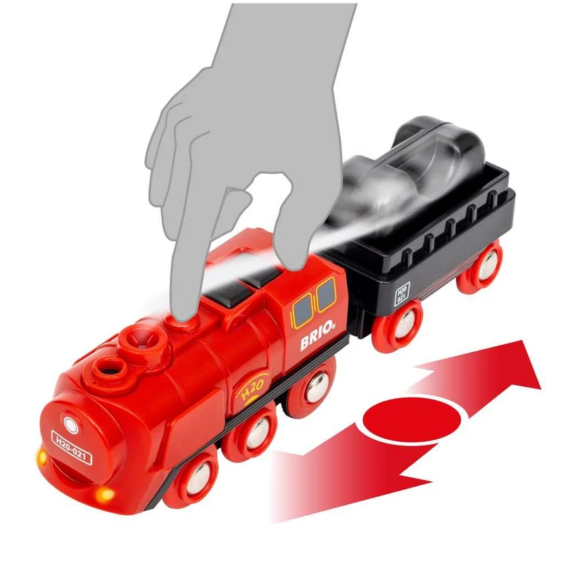Set mit batteriebetriebener Dampfeisenbahn