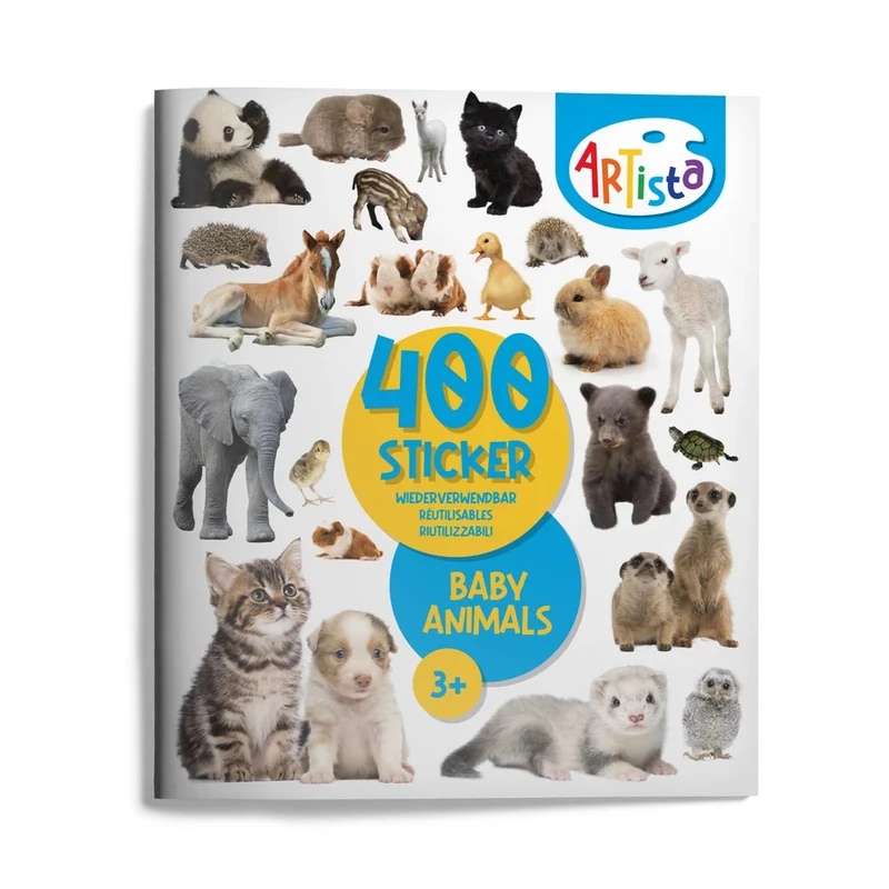 Artista Stickerbuch Tierbabys