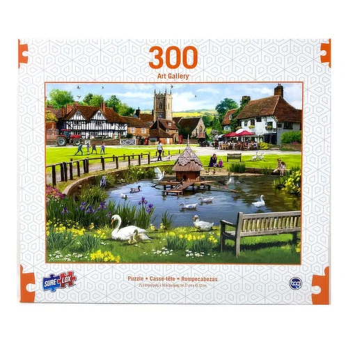 PFG Art Gallery - Village (300pcs) (Usage/Used - PUZZLES FOR GOOD)