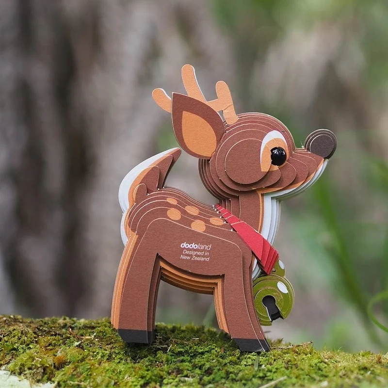 Öko-Puzzle 3D – Rentier