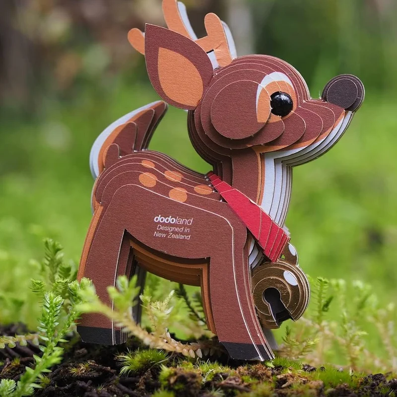 Öko-Puzzle 3D – Rentier