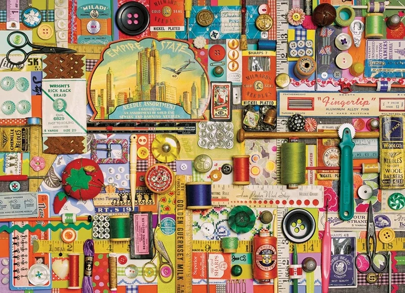 PFG Sewing Notions, Shelley Davies (Usage/Used - PUZZLES FOR GOOD)