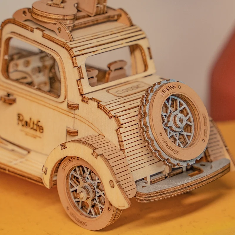Rolife - Vintage Car - 3D Holzpuzzle