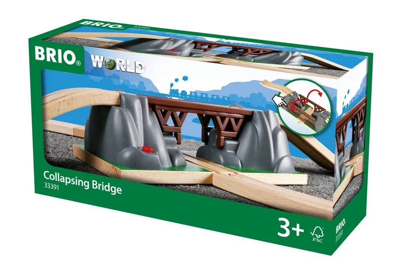 Eisenbahnviadukt mit Falltür