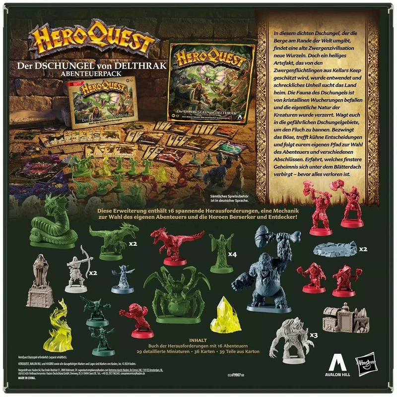 Der Dschungel von Delthrak Abenteuerpack - HeroQuest, deutsch
