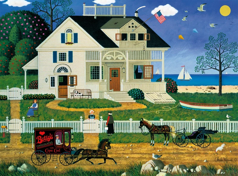 PFG Pickwick Cottage, Charles Wysocki (Usage/Used - PUZZLES FOR GOOD)