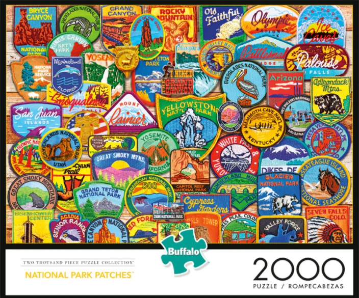DMG National Park Patches (DAMAGED BOX)