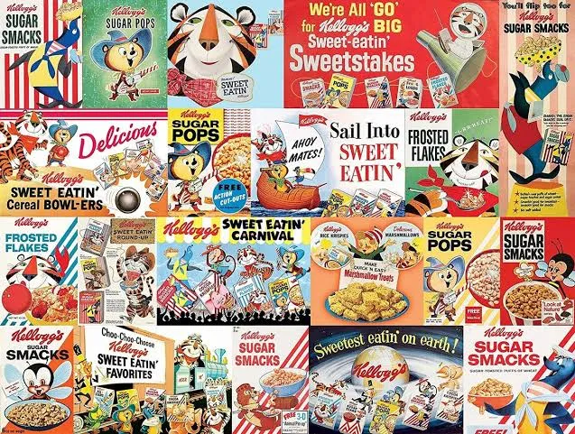 PFG Vintage Kellogg's - Sweet Collage (750pcs) (PUZZLES FOR GOOD)