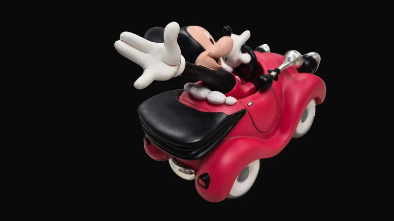 Mickey Mouse in Auto "Euro Disney"