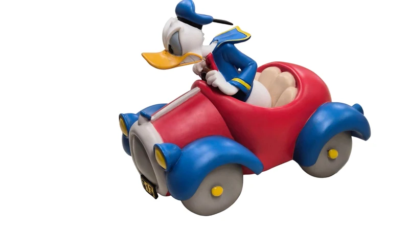 Donald Duck im Auto 313