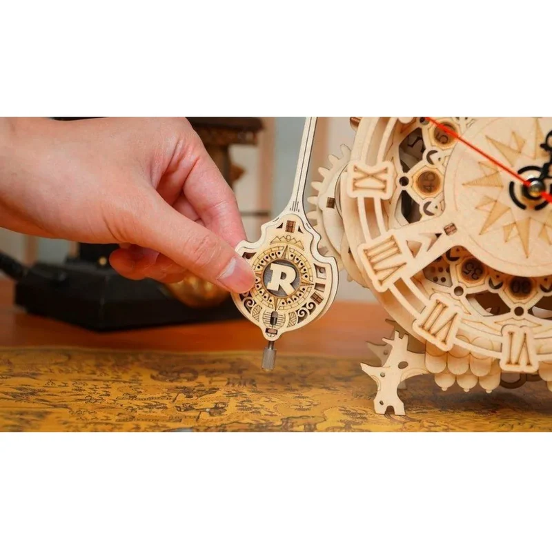 ROKR - - Eulen - Uhr - mechanisches Holzmodell