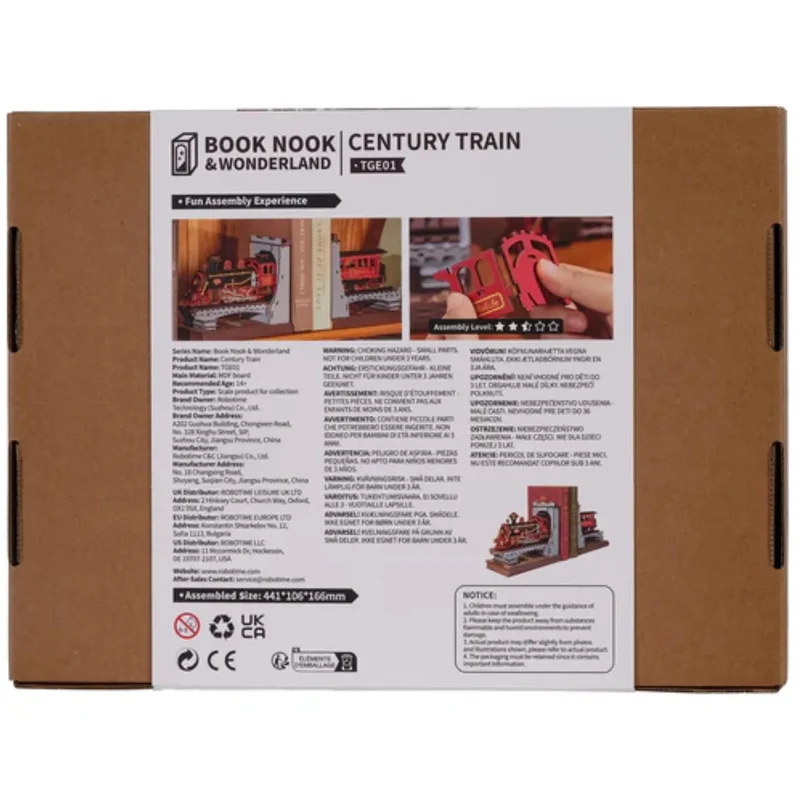 Rolife TGE01 - Book Nook - Century Train - 3D Holzpuzzle