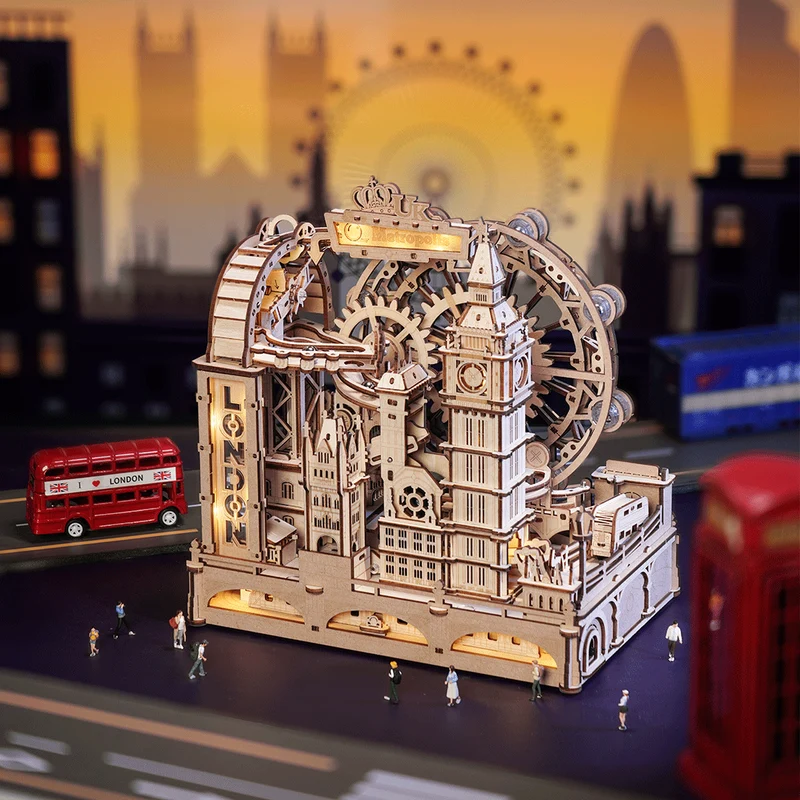 ROKR - EGB01 - Marbel Travel London - 3D Holzpuzzle