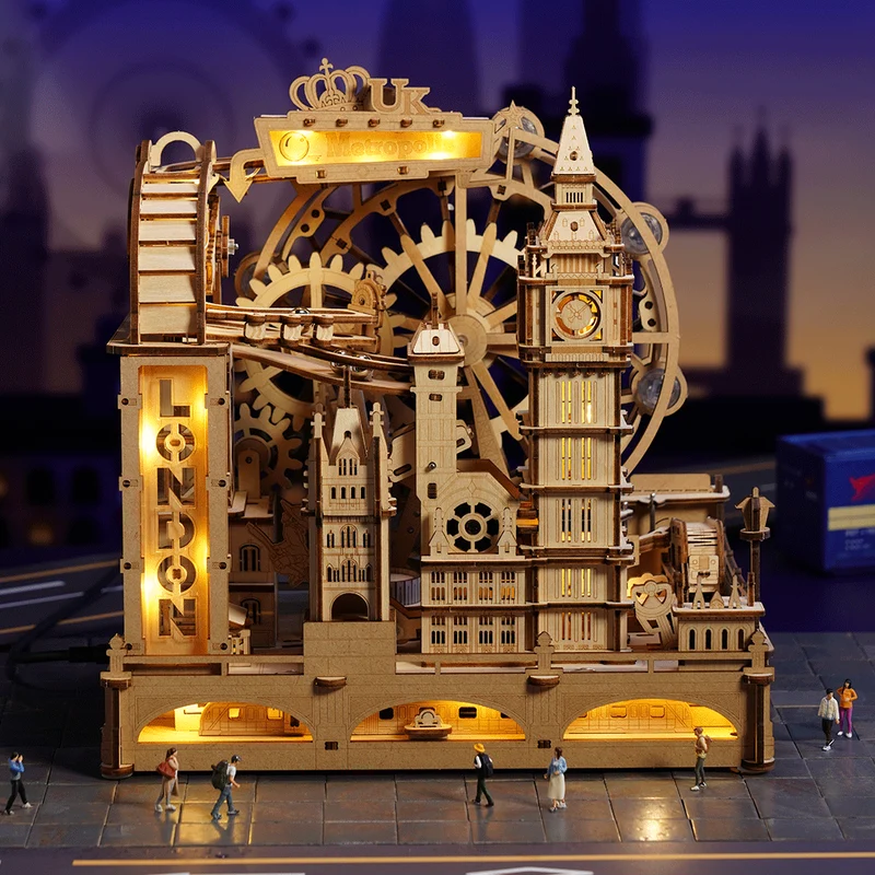 ROKR - EGB01 - Marbel Travel London - 3D Holzpuzzle