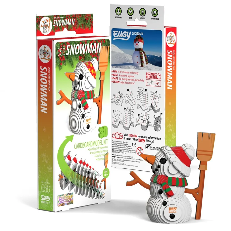 Öko-Puzzle – Schneemann