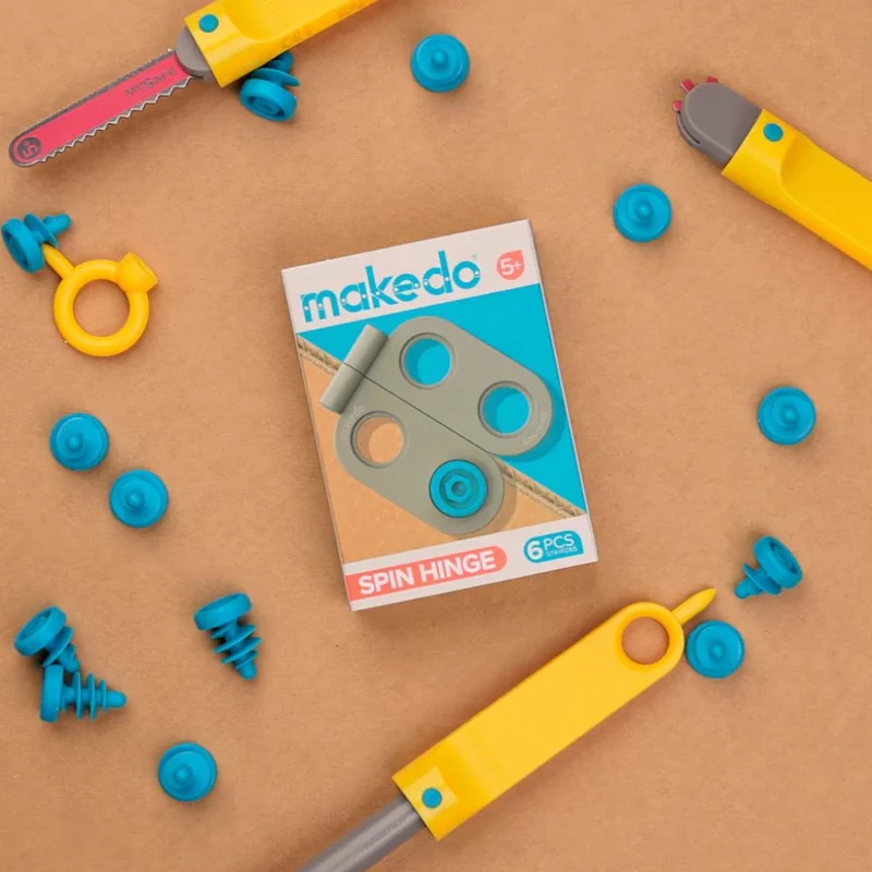 Set: 16 Stück Roto-Ring-Drehringe und 6 Stück Spin-Hinge-Scharniere