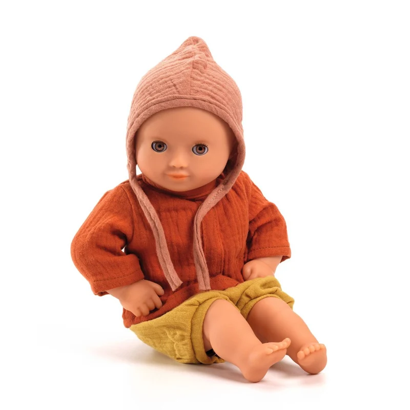 Kleidung für Pomea-Puppen – Mandarine