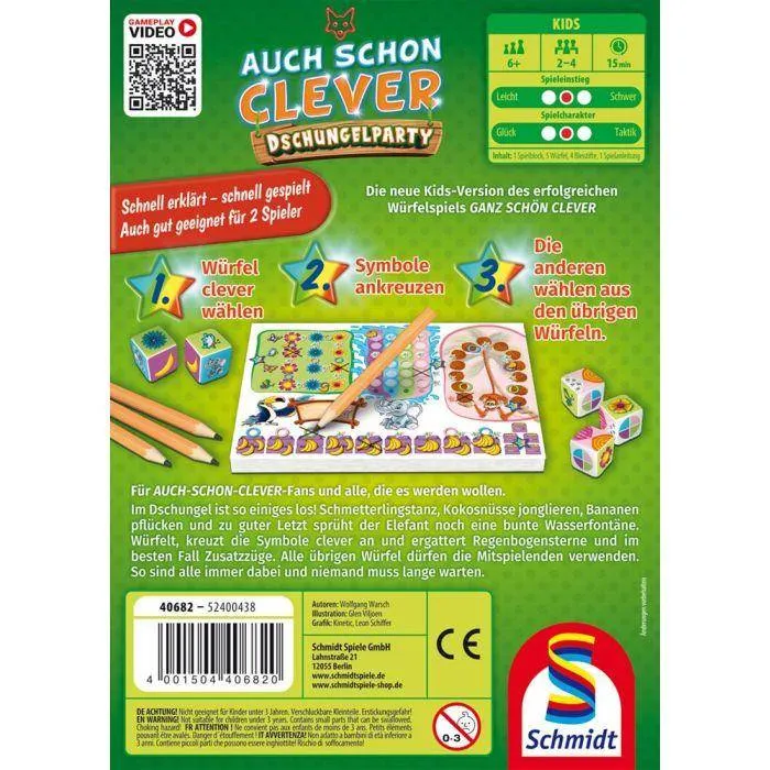 Dschungelparty - Auch schon clever, deutsch