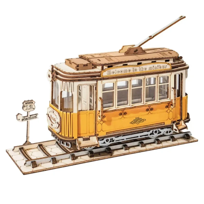 Rolife - Retro Tram - 3D Holzpuzzle