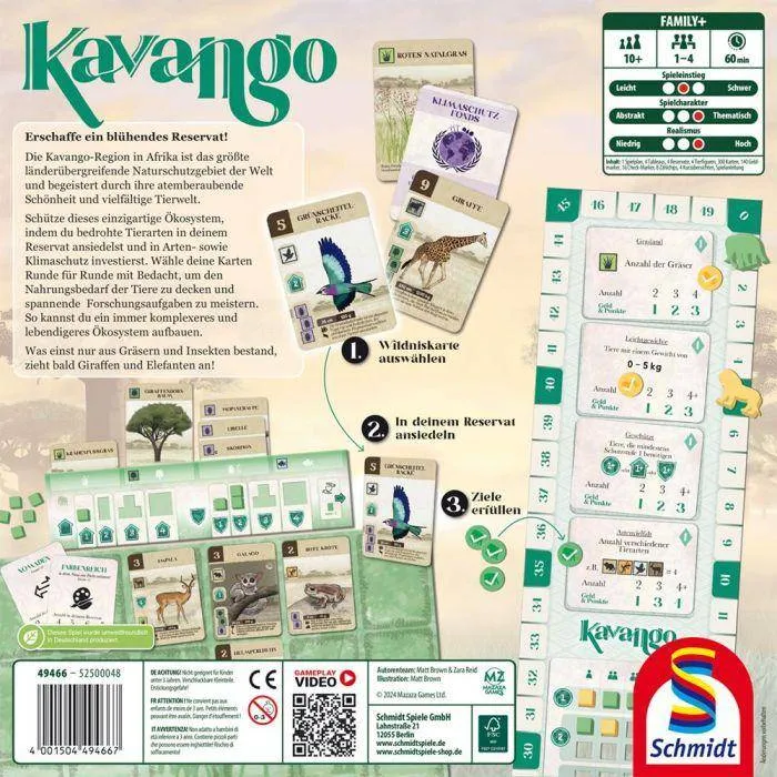 Kavango, deutsch