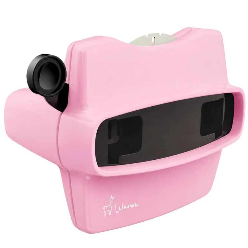 Retro 3D-Betrachter mit räumlichem Bildeffekt - Rosa