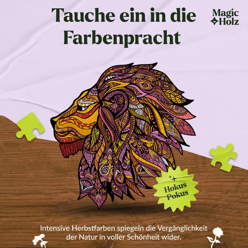 König des Dschungels Löwe