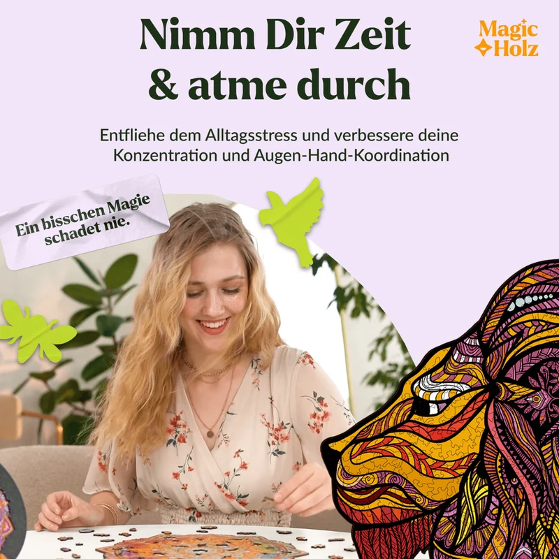 König des Dschungels Löwe