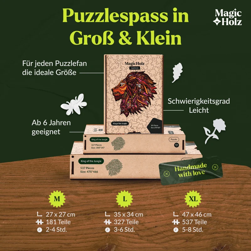 König des Dschungels Löwe