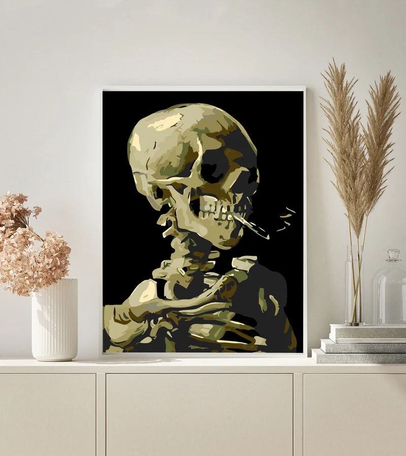 MALEN NACH ZAHLEN | TOTENKOPF PORTRAIT