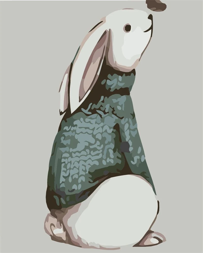 MALEN NACH ZAHLEN | HASE CARTOON