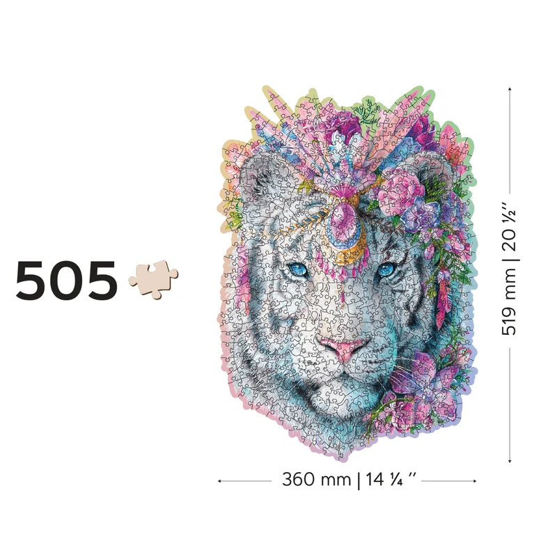 Mystischer Tiger Puzzle | Holz Puzzle