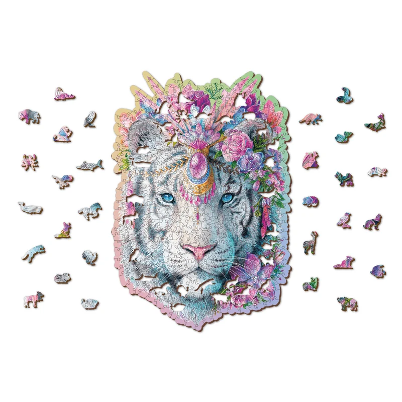 Mystischer Tiger Puzzle | Holz Puzzle