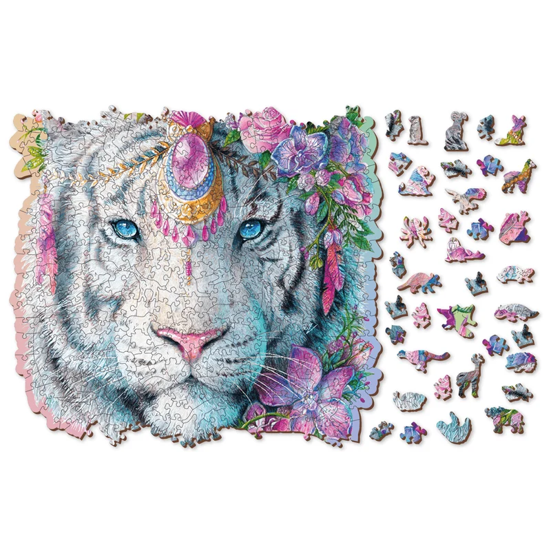 Mystischer Tiger Puzzle | Holz Puzzle