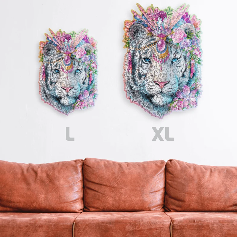 Mystischer Tiger Puzzle | Holz Puzzle