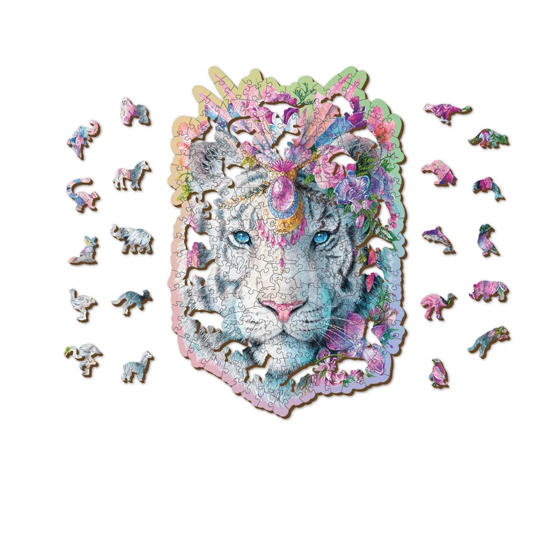 Mystischer Tiger Puzzle | Holz Puzzle