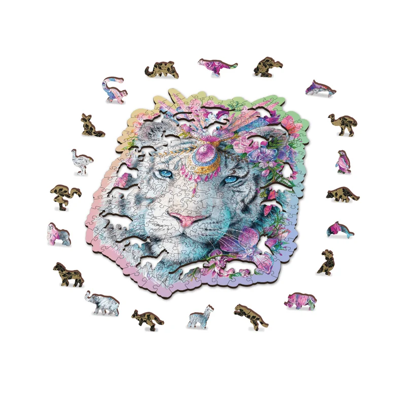 Mystischer Tiger Puzzle | Holz Puzzle