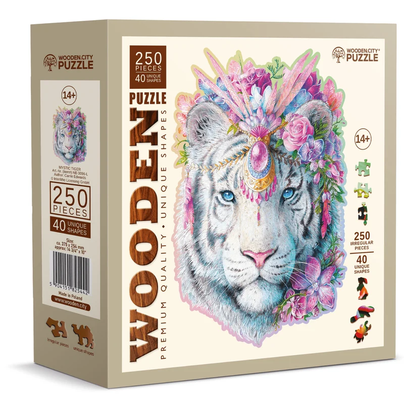 Mystischer Tiger Puzzle | Holz Puzzle
