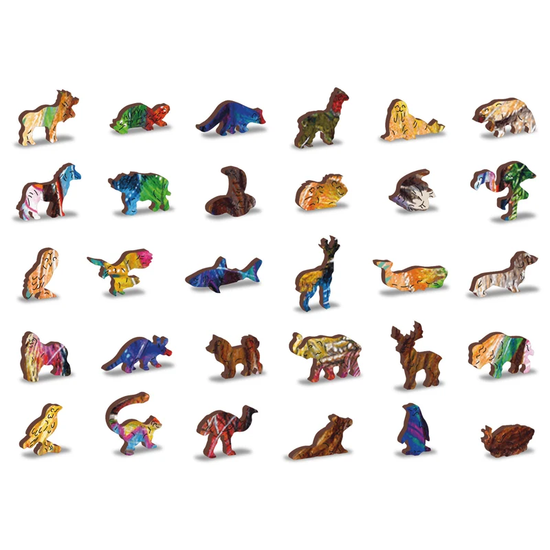 Mystischer Löwe Puzzle | Holz Puzzle
